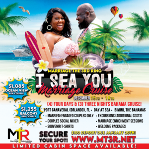 “I See You” Marriage Cruise – Oceanview  Payment