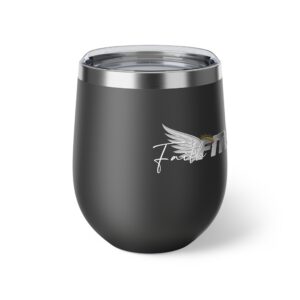 Faith Fits Silver Logo – Copper Vacuum Insulated Cup, 12oz