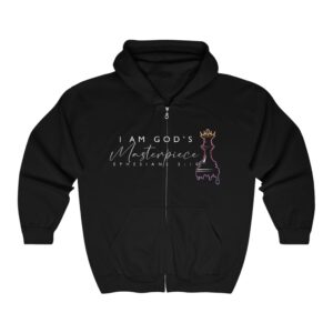 I am Gods Masterpiece – Queen Full Zip Hoodie