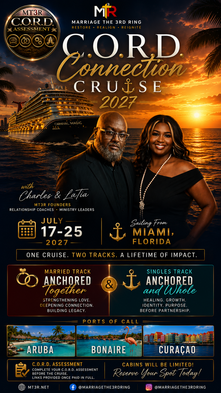MT3R C.O.R.D. Connection Cruise 2027 mobile flyer
